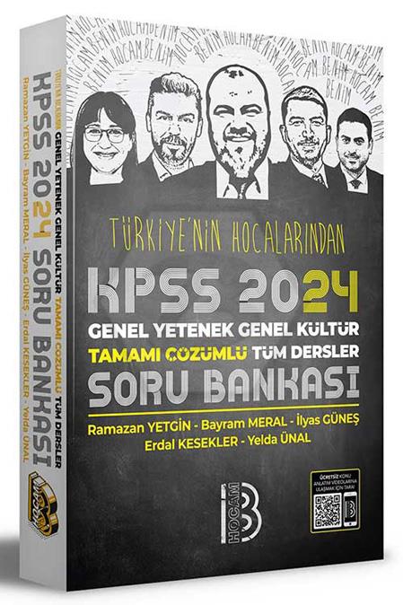 2024 KPSS Türkiyenin Hocalarından Tüm Dersler Tamamı Çözümlü Soru Bankası