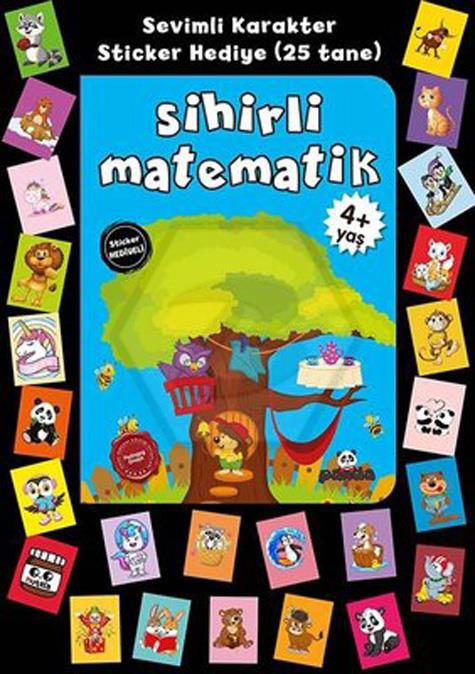 Stickerlı 4+ Yaş Sihirli Matematik