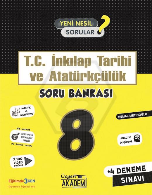 8. Sınıf - İNK. TAR.ve ATATÜRKÇÜLÜK - Soru Bankası