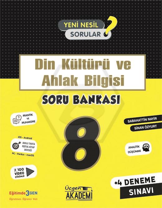 8. Sınıf - DİN KÜLTÜRÜ ve AHLAK BİL - Soru Bankası