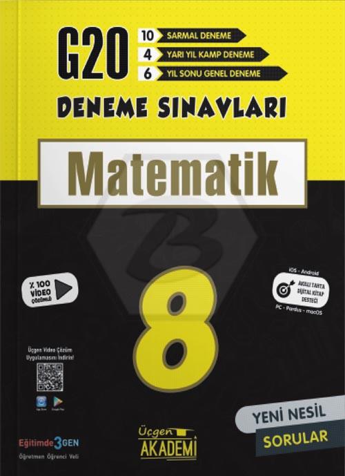 8. Sınıf - MATEMATİK - 20 li Deneme Sınavı