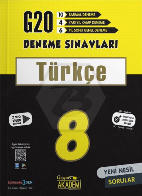 8. Sınıf - TÜRKÇE - 20 li Deneme Sınavı