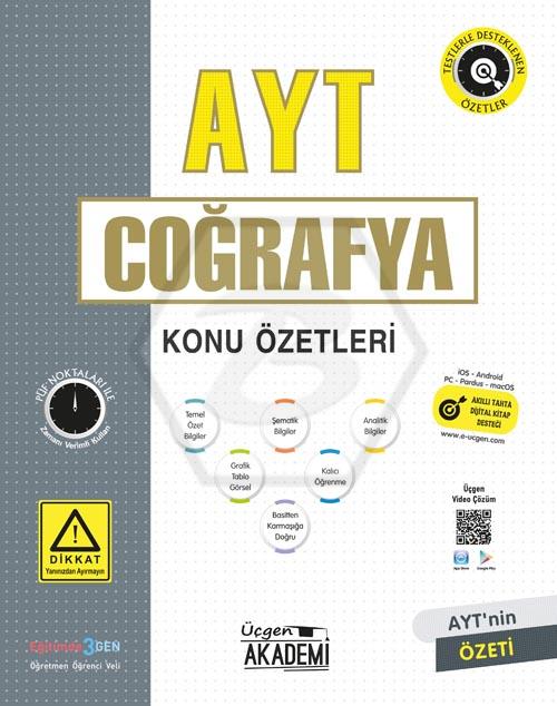 AYT COĞRAFYA - Konu Özetleri