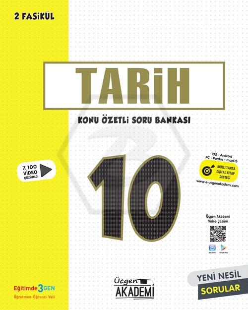 10. Sınıf TARİH - Konu Özetli Soru Bankası - 2 Fasikül