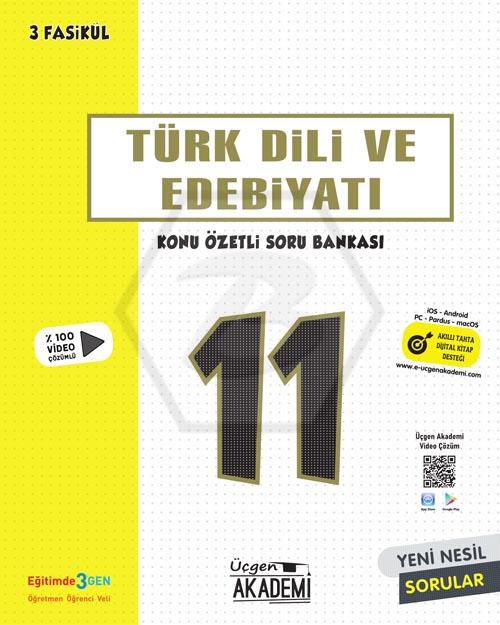 11. Sınıf TÜRK DİLİ VE EDEBİYATI - Konu Özetli Soru Bankası - 3 Fasikül