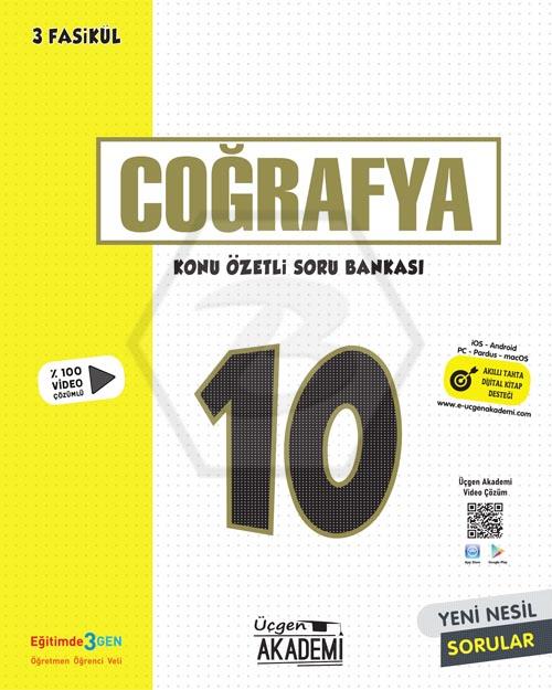 10. Sınıf COĞRAFYA - Konu Özetli Soru Bankası - 2 Fasikül