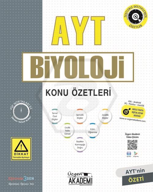 AYT BİYOLOJİ - Konu Özeti