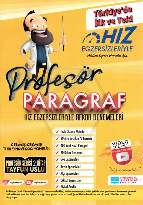 Profesör Paragraf - Hız Egzersizleriyle Rekor Denemeler Video Çözümlü