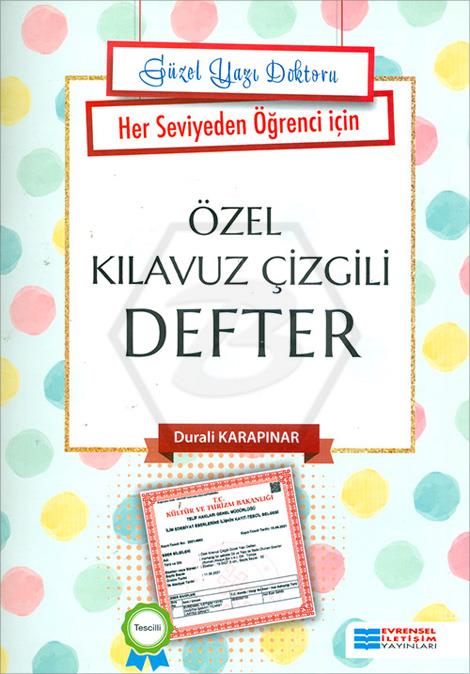 Özel Kılavuz Çizgili Defter