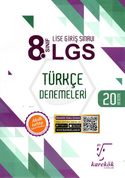 8.Sınıf LGS Türkçe 20li Deneme Sınavı