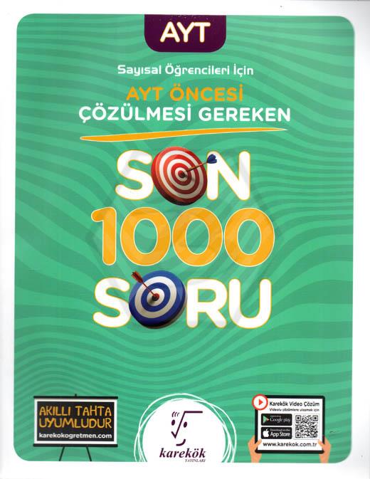 AYT Öncesi Çözülmesi Gereken Son 1000 Soru(Sayısal)