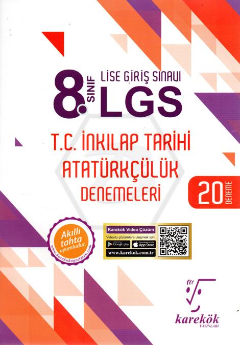 8.Sınıf LGS T.C.İnkılap Tarihi ve Atatürkçülük 20li Deneme Sınavı