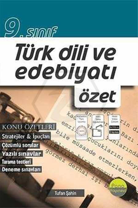 9.Sınıf Türk Dili ve Edebiyatı Özet