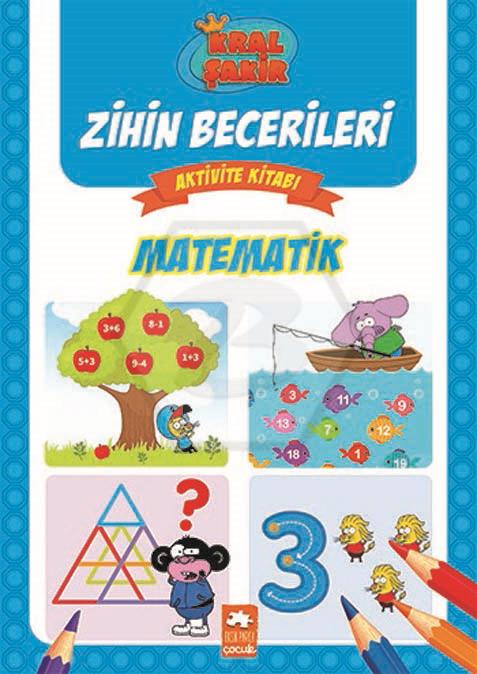 Kral Şakir Zihin Becerileri Aktivite Kitabı Matematik