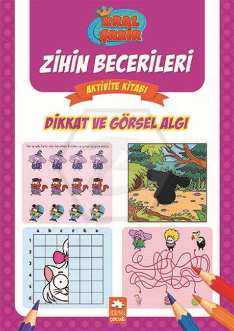 Kral Şakir Zihin Becerileri Aktivite Kitabı Dikkat ve Görsel Algı