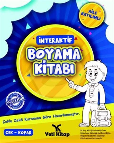 İnteraktif Boyama Kitabı-1-Sarı- 3+