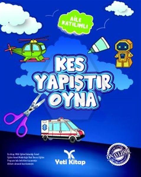 Kes Yapıştır Oyna- 5+ Mavi 