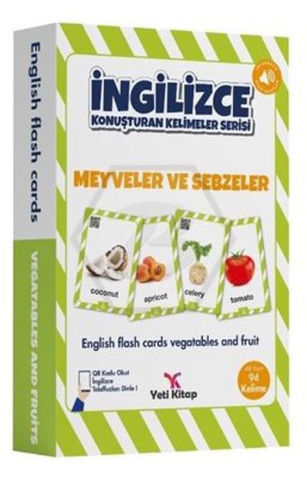 Meyveler ve Sebzeler - İngilizce Konuşturan Kelimeler Serisi