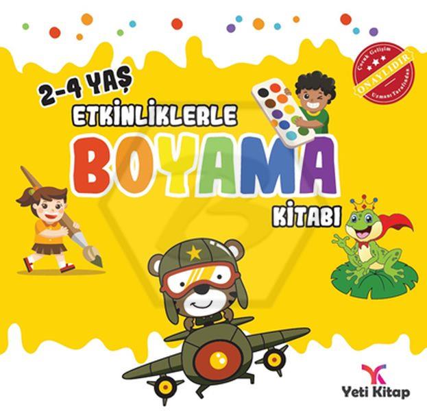 2-4 Yaş Etkinliklerle Boyama Kitabı 2