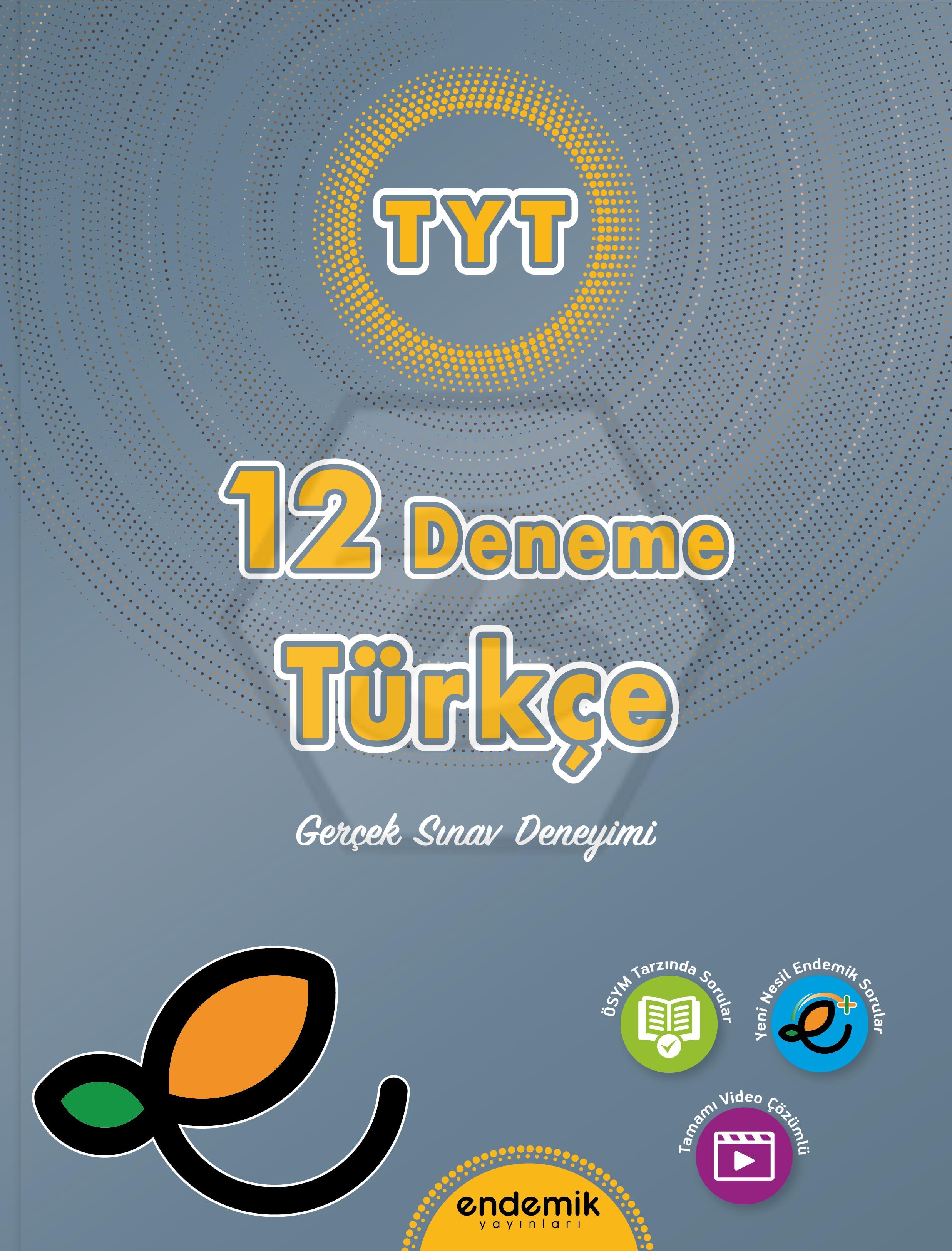 TYT Türkçe 12 li Deneme Sınavı - 2024