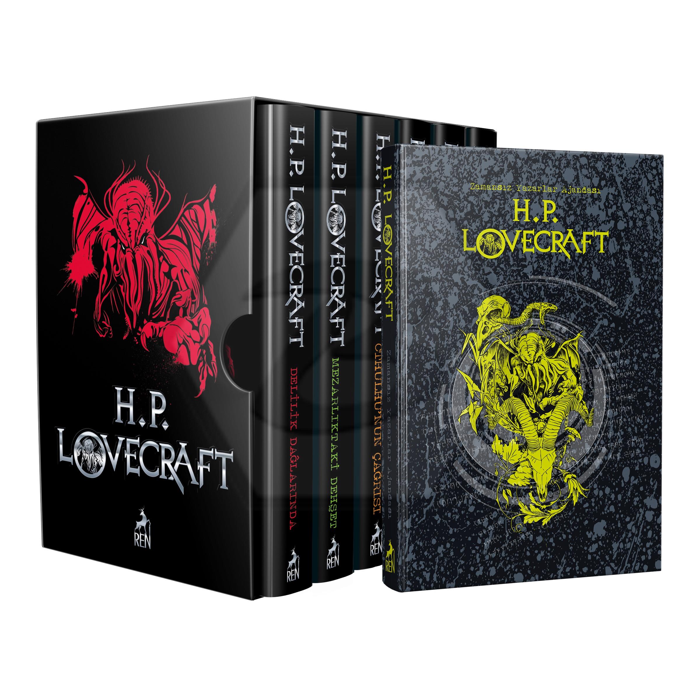 H.P. Lovecraft Seti (6 Kitap Takım - H.P. Lovecraft Defteri Hediyeli)