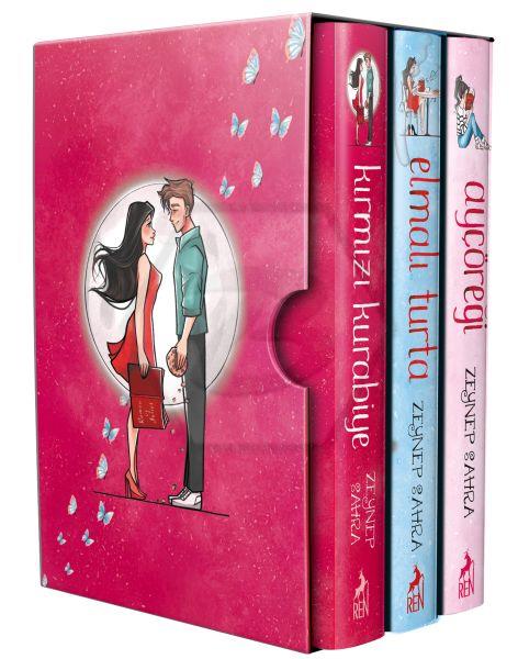 Ayçöreği Elmalı Turta Kırmızı Kurabiye 3 Kitap Takım Ciltli