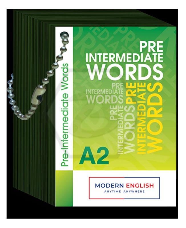 Pre-Intermediate Words - (A2 Kelime Kartları)    