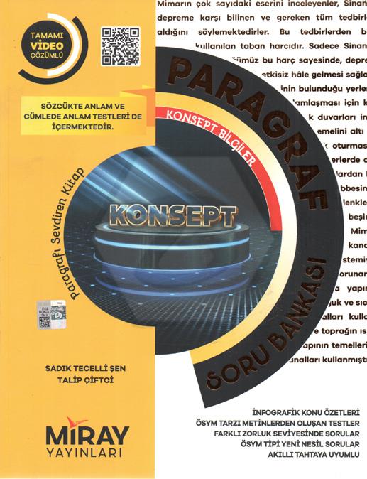 TYT Paragraf Konsept Soru Bankası