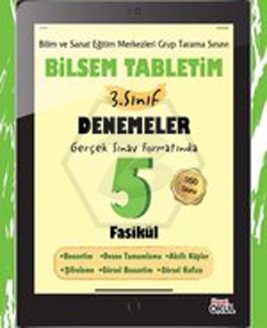 Bilsem Tabletim 3.Sınıf Denemeler 5 Fasikül