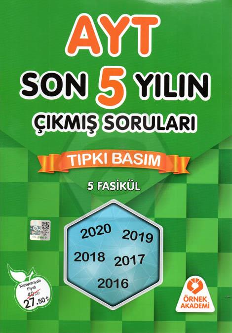 AYT Tıpkı Basım Son 5 Yıl Çıkmış Sorular