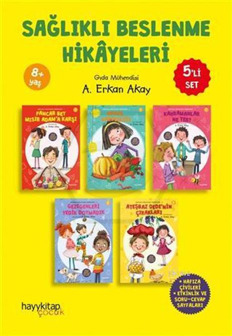 Sağlıklı Beslenme Hikayeleri Seti  -  5 Kitap