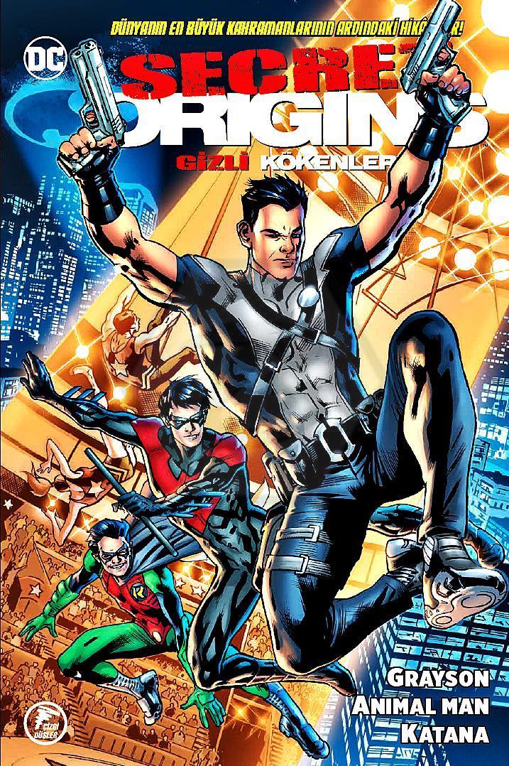 Gizli Kökenler 7 - Grayson - Animal Man - Katana