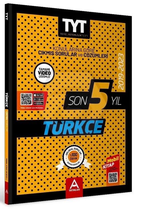 TYT Türkçe Son 5 Yıl Konularına Göre Çıkmış Sorular 2019-2023