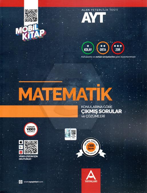 AYT Matematik Konularına Ve Zorluk Derecesine Göre Çıkmış Sorular