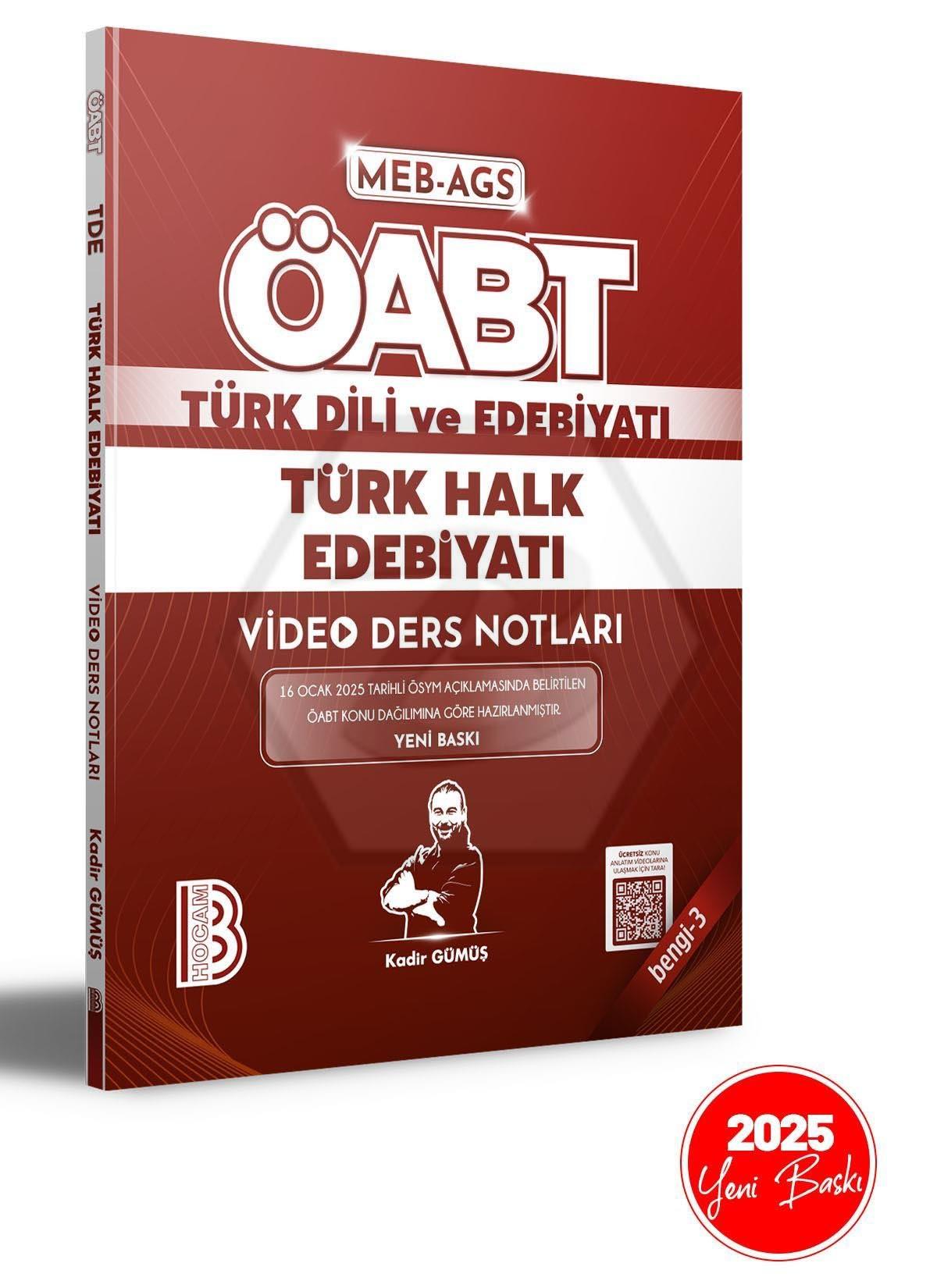 2025 ÖABT Türk Dili ve Edebiyatı Türk Halk Edebiyatı Video Ders Notları BENGİ 3