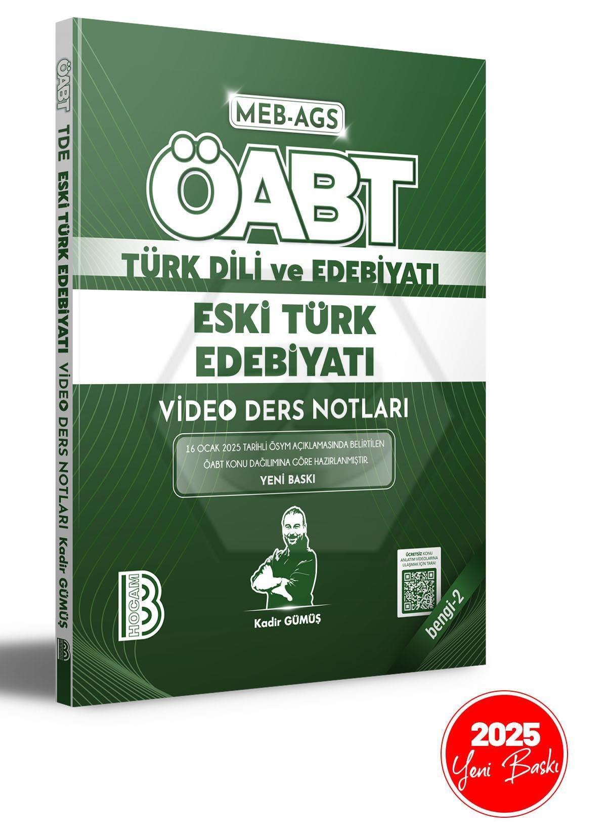 2025 ÖABT Türk Dili ve Edebiyatı Eski Türk Edebiyatı Video Ders Notları BENGİ 2