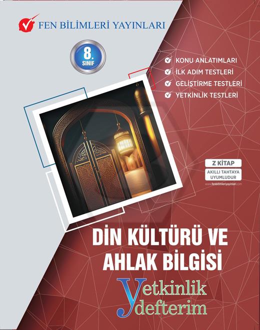 8.Sınıf Din Kültürü ve Ahlak Bilgisi Yetkinlik Defterim