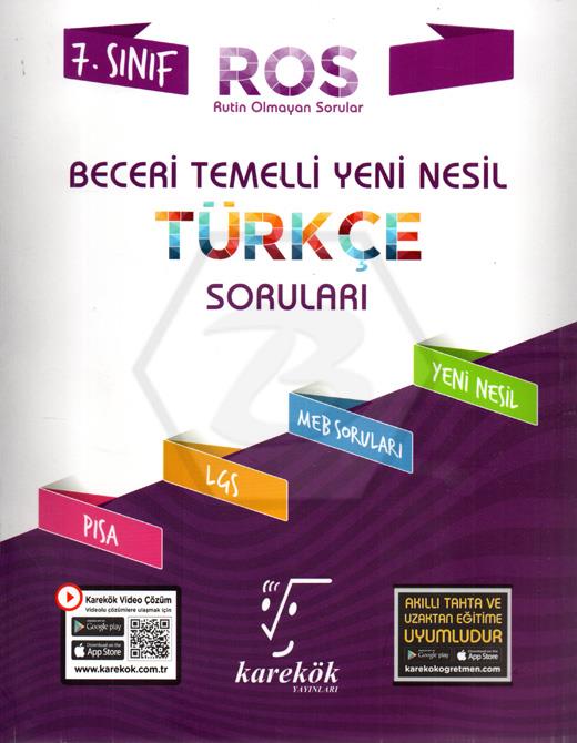 7.Sınıf Beceri Temelli Yeni Nesil Türkçe Soruları
