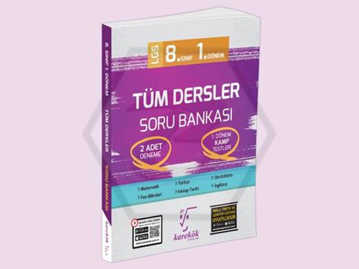 8.Sınıf 1. Dönem Tüm Dersler Soru Bankası