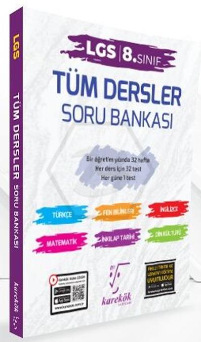 LGS 8.Sınıf Tüm Dersler Soru Bankası