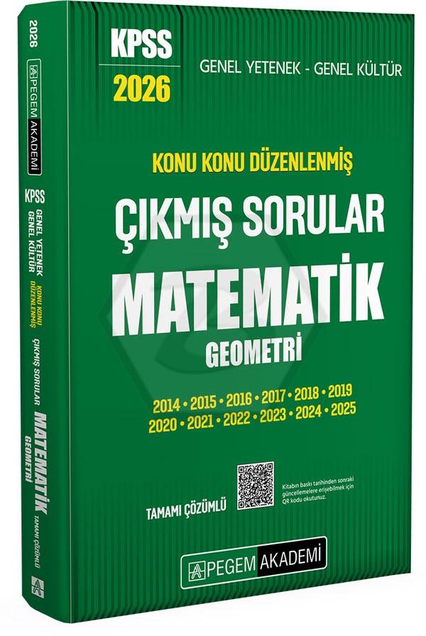 2026 KPSS Genel Yetenek Genel Kültür Konu Konu Düzenlenmiş Tamamı Çözümlü Çıkmış Sorular Matematik Geometri