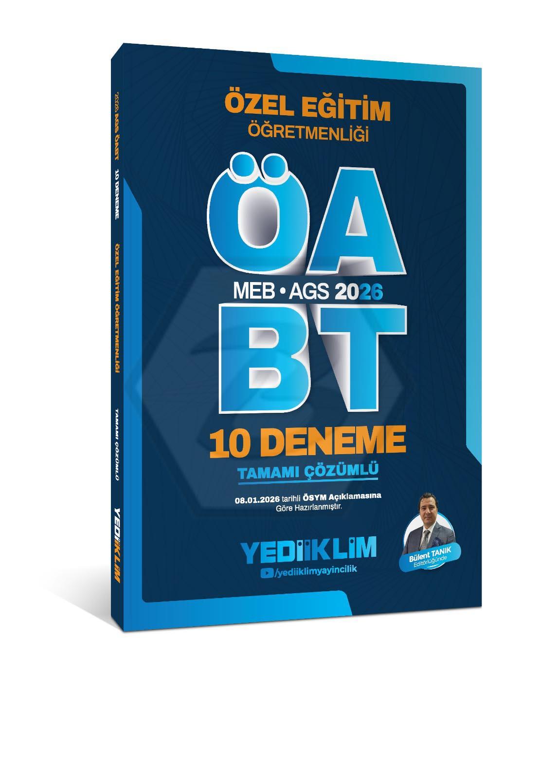 2026 MEB-AGS ÖABT Özel Eğitim Öğretmenliği Tamamı Çözümlü 10 Deneme