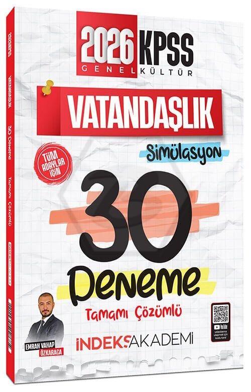 2026 KPSS Vatandaşlık Simülasyon 30 Deneme Çözümlü