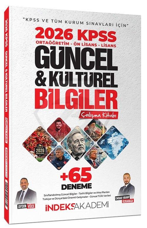 2026 KPSS Güncel ve Kültürel Bilgiler Çalışma Kitabı (65 Deneme İlaveli)