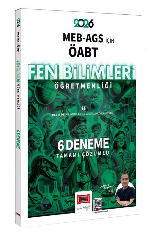 2026 MEB-AGS ÖABT Fen Bilimleri Öğretmenliği 2020-2025 Tamamı Çözümlü 6 Deneme