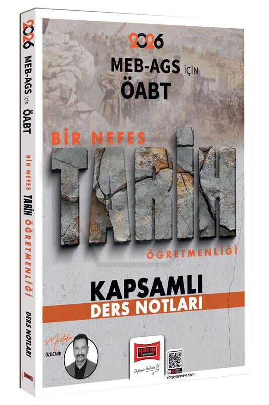 2026 MEB-AGS ÖABT Bir Nefes Tarih Öğretmenliği Kapsamlı Ders Notları