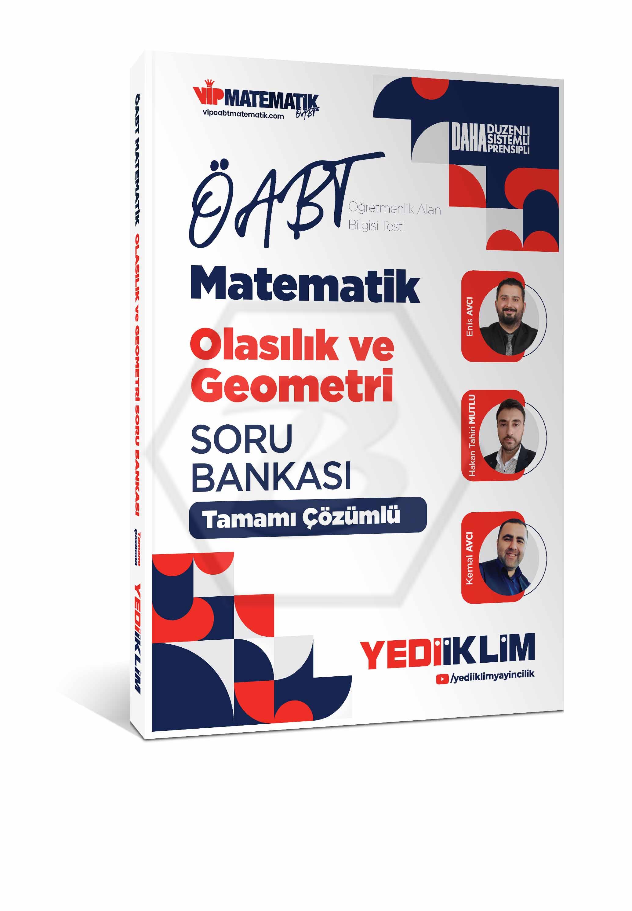 2027 ÖABT Matematik Öğretmenliği Olasılık ve Geometri  Tamamı Çözümlü Soru Bankası