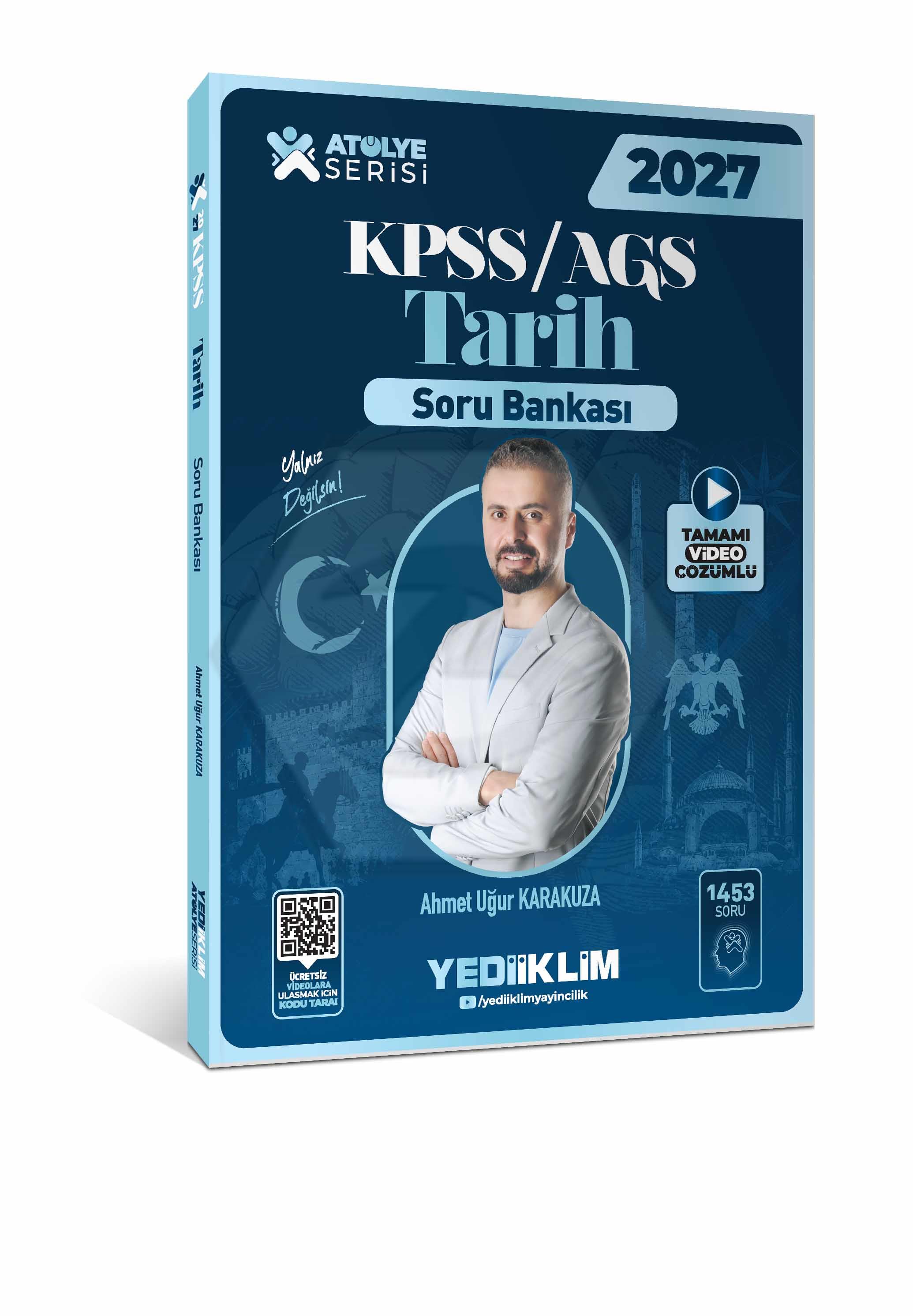 2027 KPSS AGS Atölye Serisi Genel Kültür Tarih Tamamı Video Çözümlü Soru Bankası