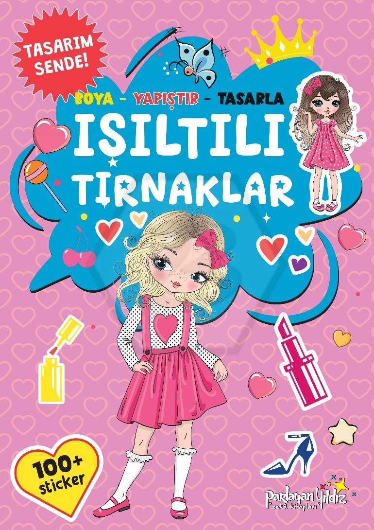 Işıltılı Tırnaklar Boya-Yapıştır-Tasarla