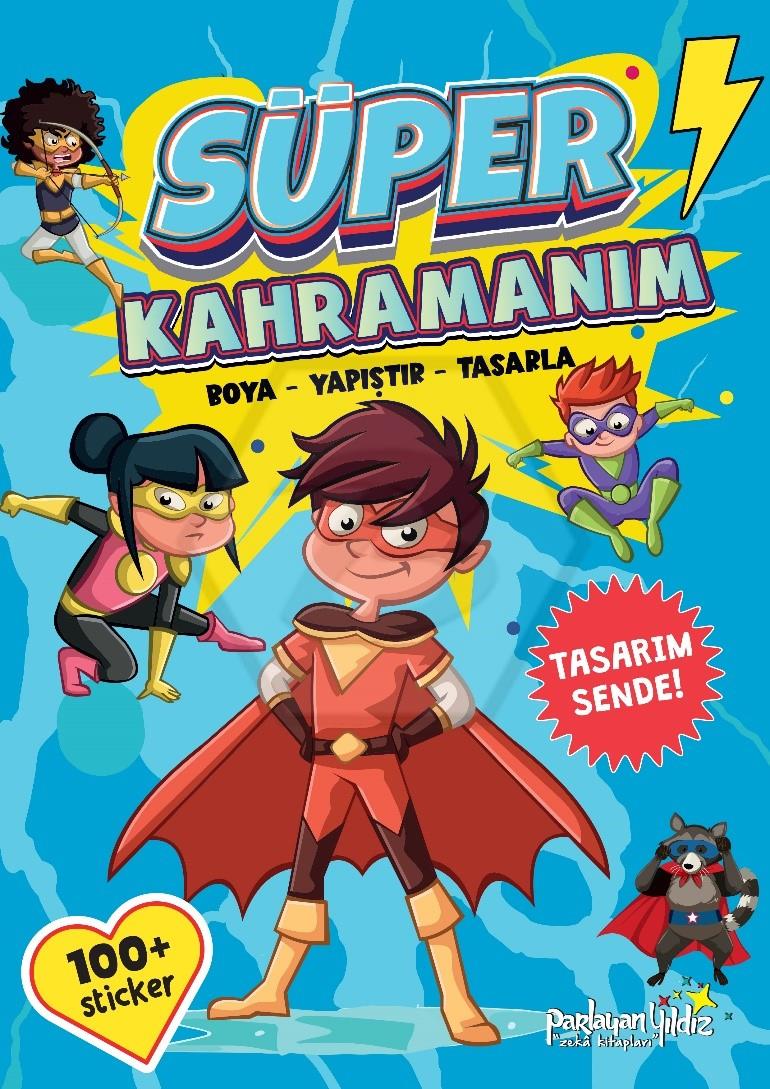 Süper Kahramanım Boya-Yapıştır-Tasarla